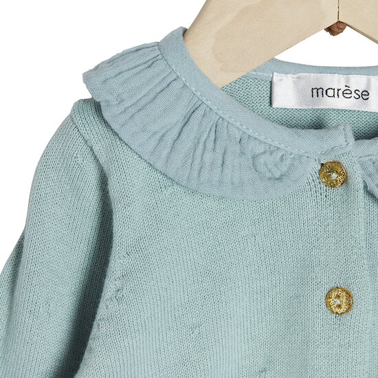 Sous le citronnier Cardigan   Vert sage        de               Marèse