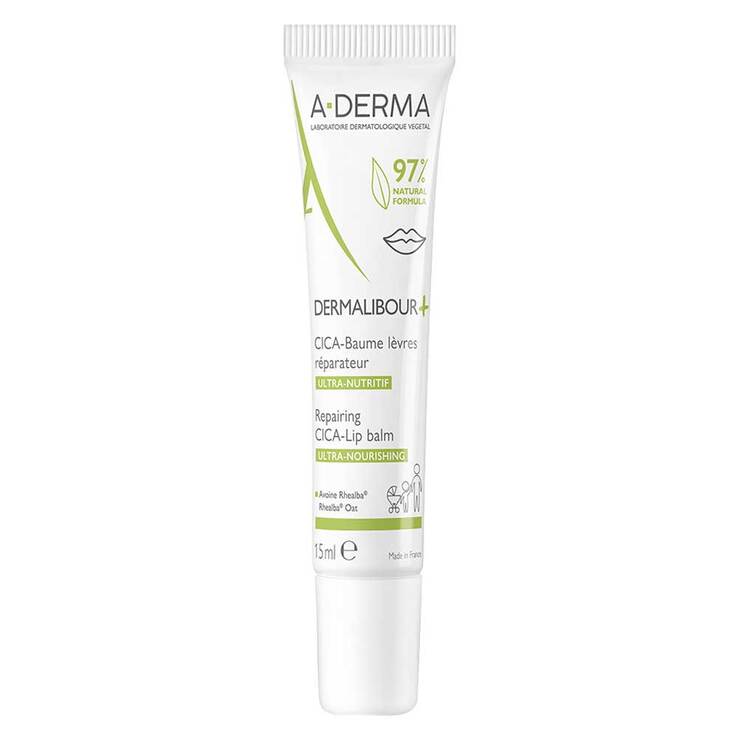 A-Derma Dermalibour + Cica Lippenbalsam, 15 ml