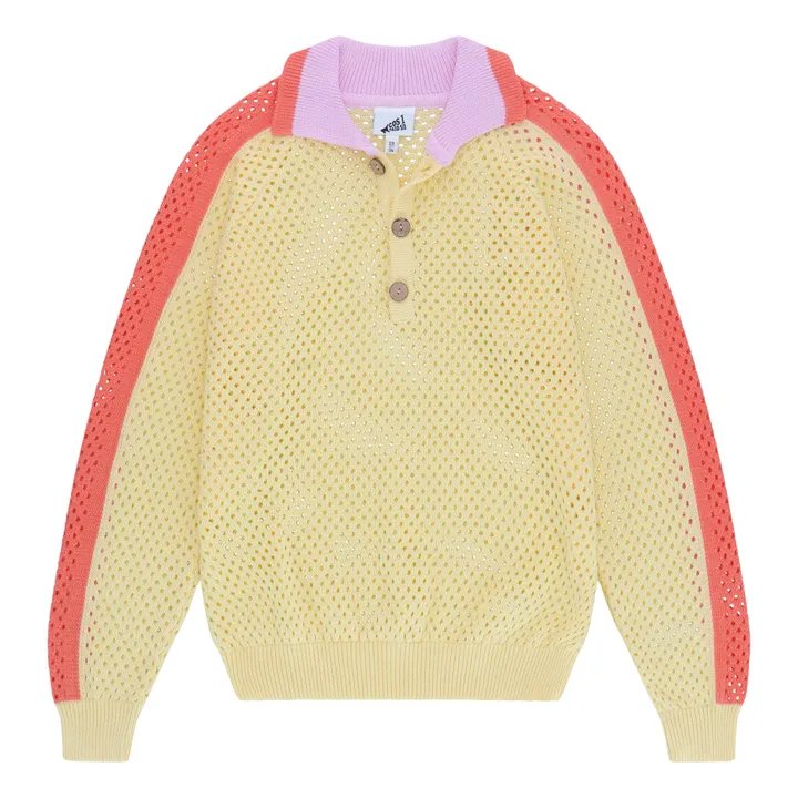 Cos I Said So Pull Col Boutonné | Jaune