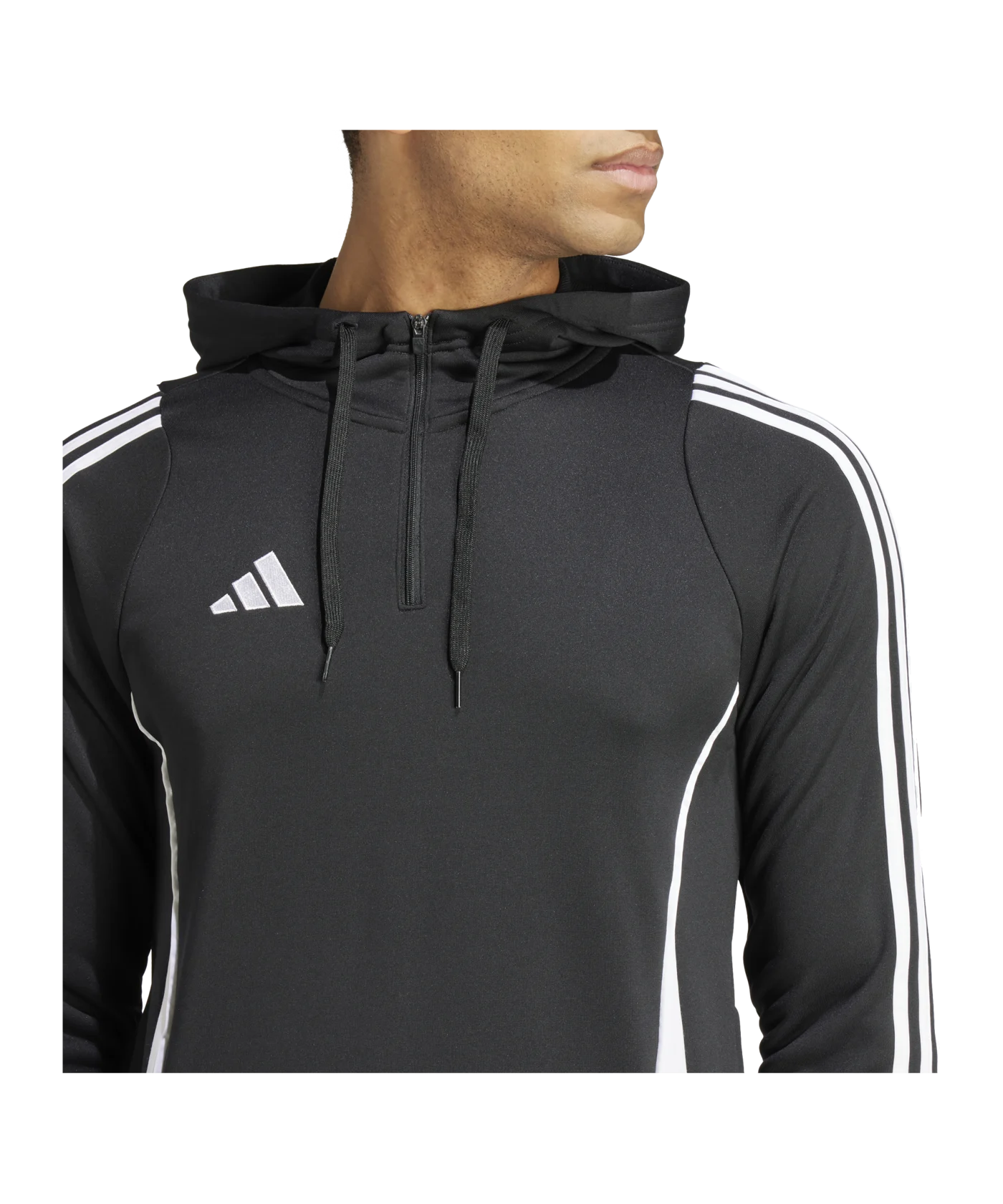 adidas Tiro 24 Hoody Schwarz Weiss