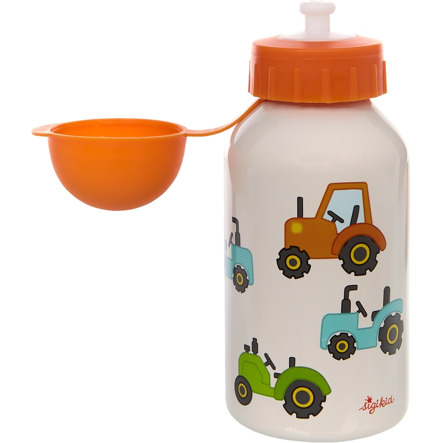 sigikid® Edelstahl Trinkflasche 350 ml Traktor