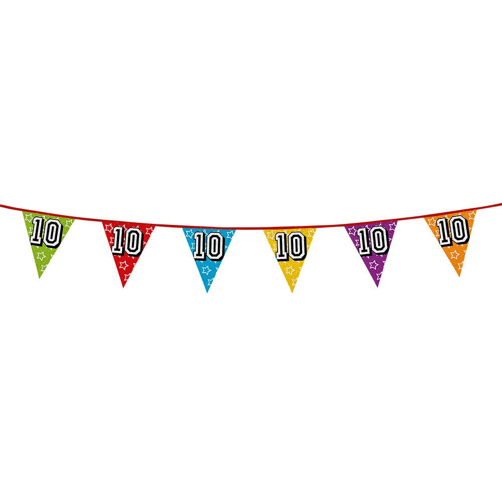 Slingers 10 Jaar Glitter 8m