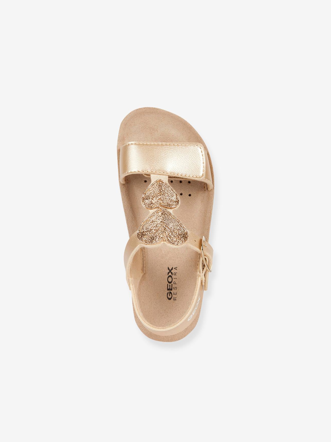Sandálias infantis Geox® Costarei Girl, douradas