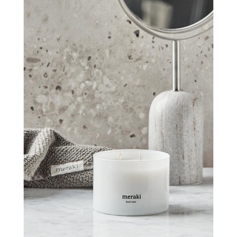 Meraki Scented Candle 340 gr. - Fresh Linen