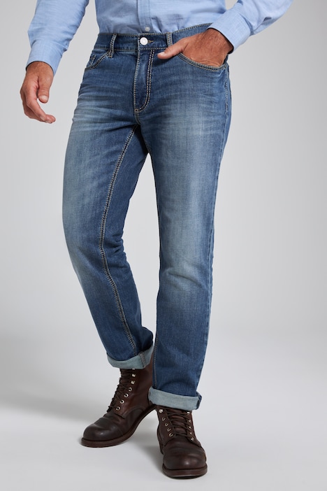 Jeans, FLEXNAMIC®, Kontrast Stitching, 5-Pocket, Straight Fit