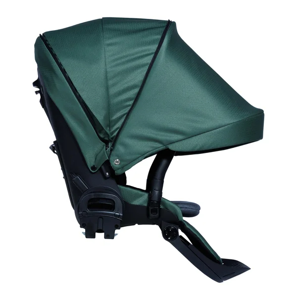 Carrinho de bebê Nordbaby Active Lux verde-floresta com estrutura cromada