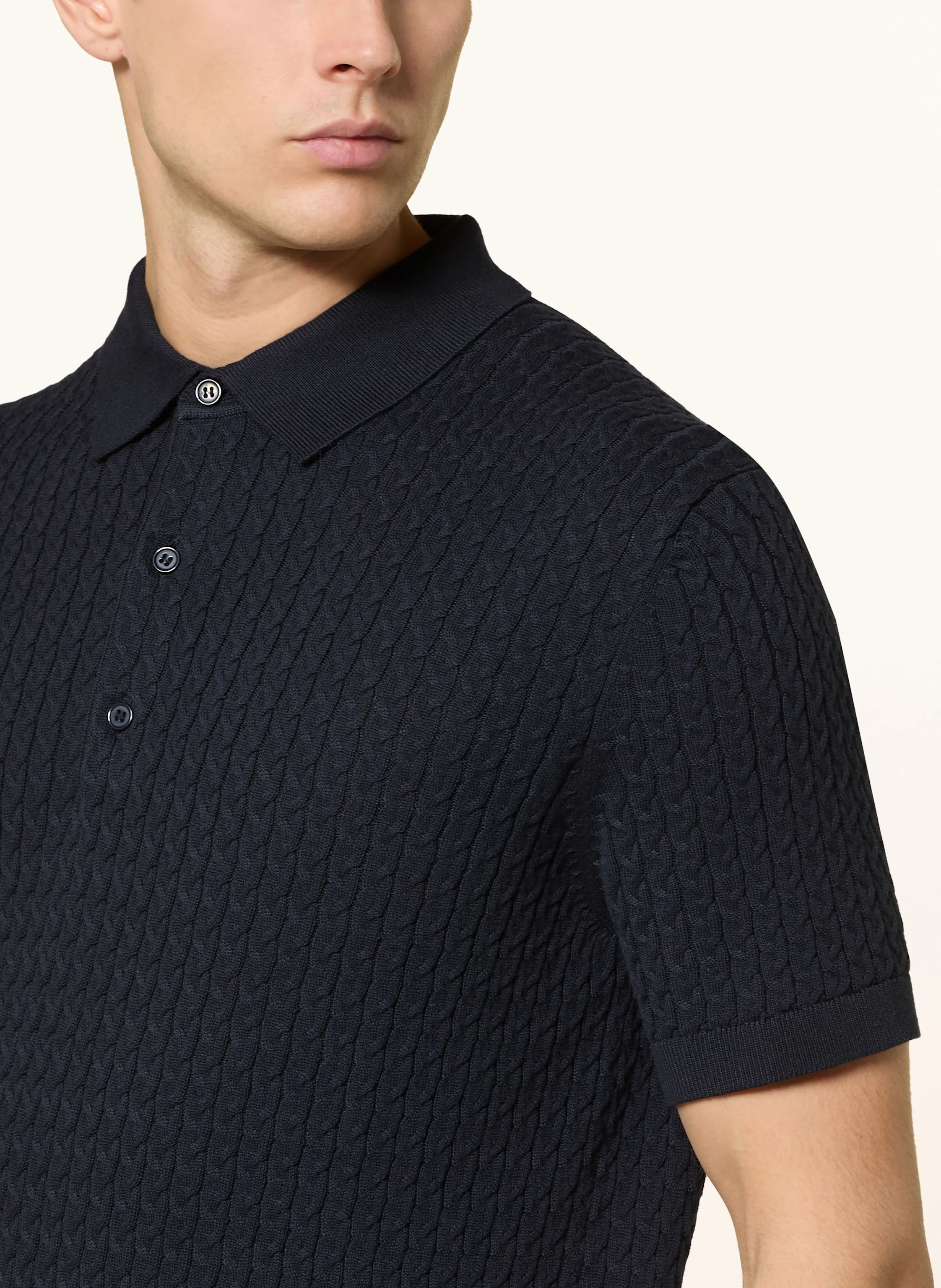 STRELLSON Strick-Poloshirt KITO