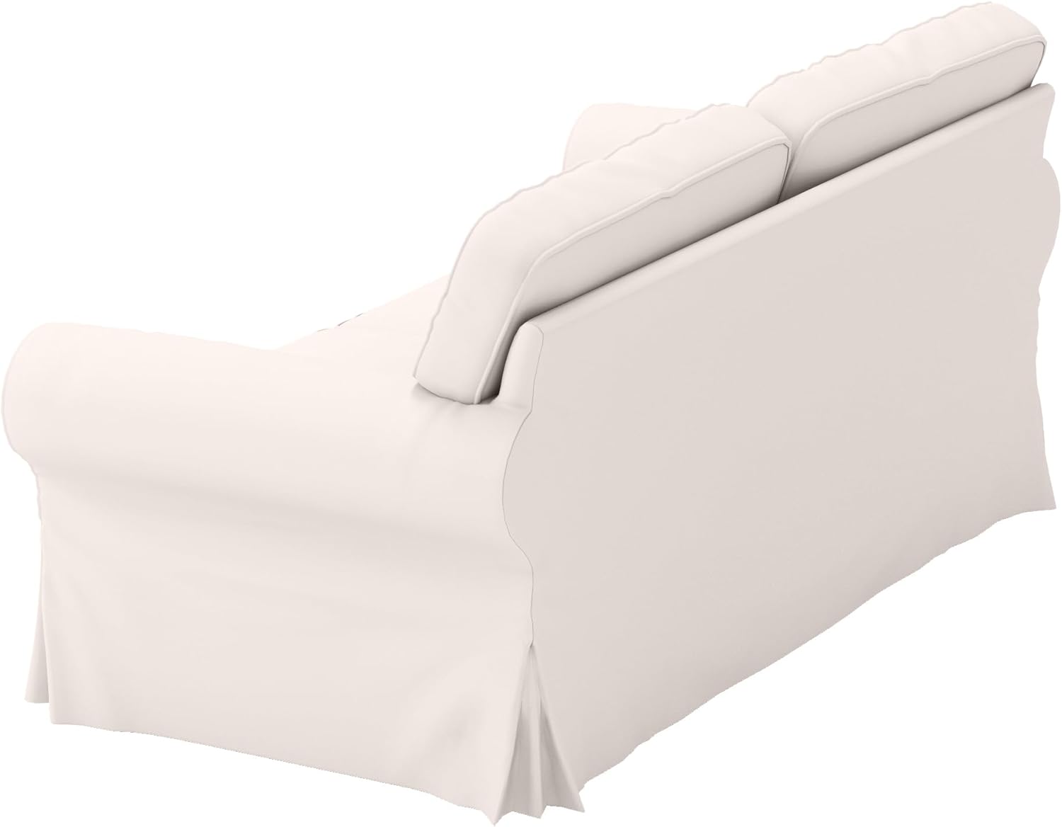 HomeTown Market Strapazierfähiger Sofabezug Ersatz kompatibel für IKEA Ektorp Sofa Cover. Slipcover nur. Sofa Nicht inbegriffen. (Polyester, Loveseat, Beige)
