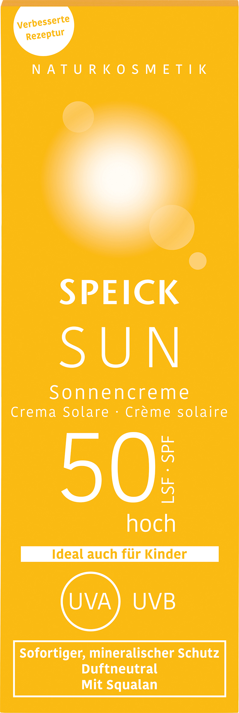 Speick Sonnencreme<br>60 ml, Tube, Creme, LSF50