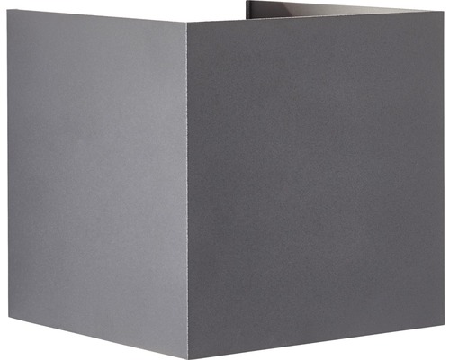 LED buitenwandlamp up/down 6,5W 700 lm 3000K 10x10 cm antraciet/grijs