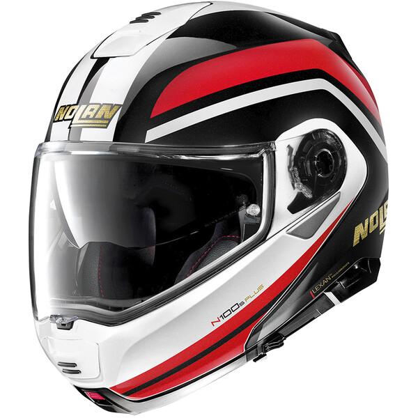 Nolan - Casque N100-5 Plus 50th Anniversary N-Com Noir Brillant / Blanc / Rouge