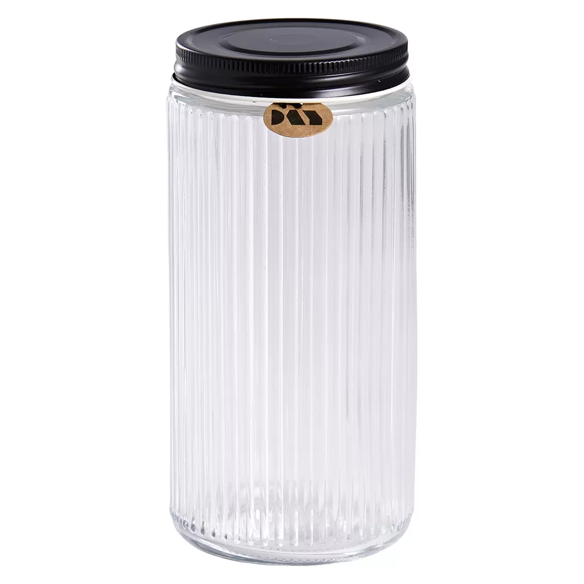 Vorratsglas 0.9l SCHOU schwarz,transparent