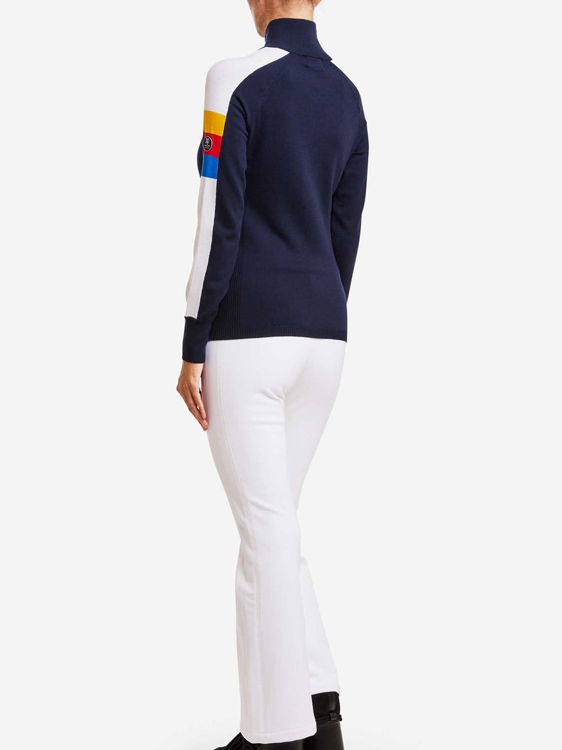 Varden Zip Up Dame Navy Blue