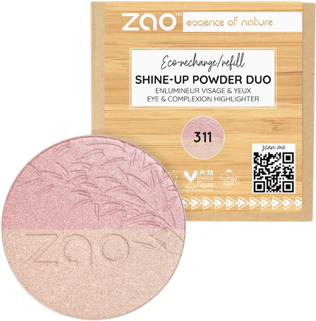 ZAO  Duo Shine-up Powder, Refill (9 g)
