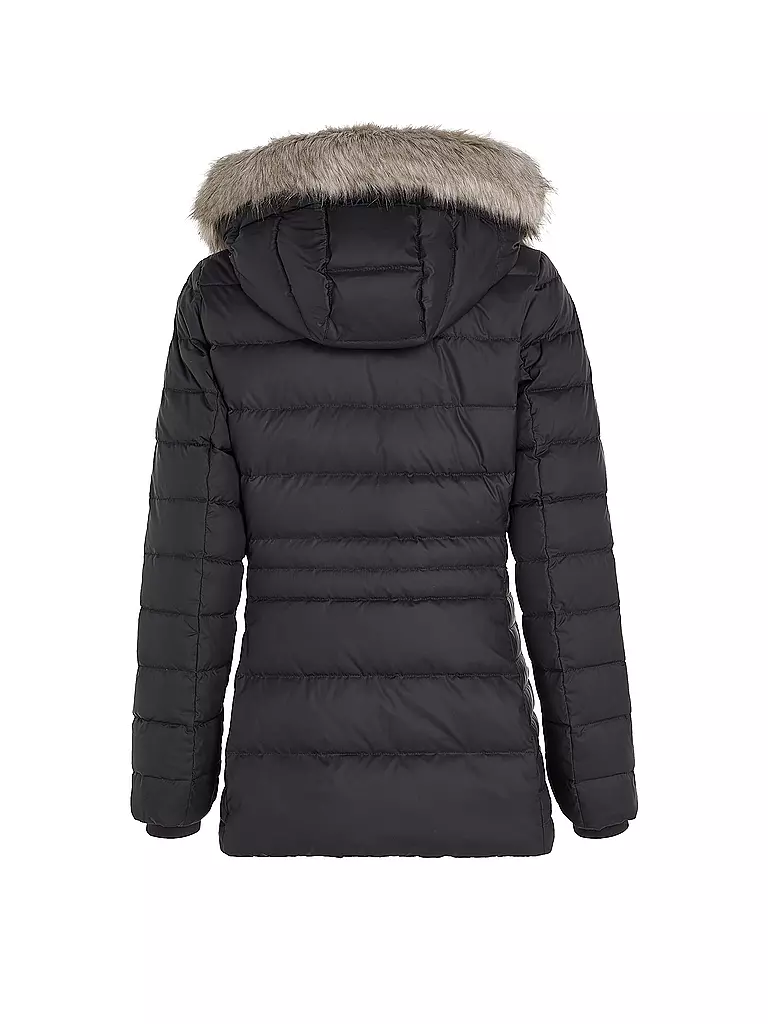 TOMMY HILFIGER Daunensteppjacke schwarz