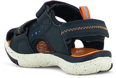 Leaf Ljungby Sandaler, Navy/Orange