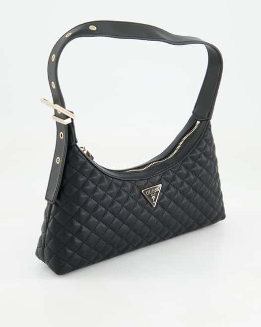 Guess Eco Rianee Shoulder Bag Handtasche in Schwarz
