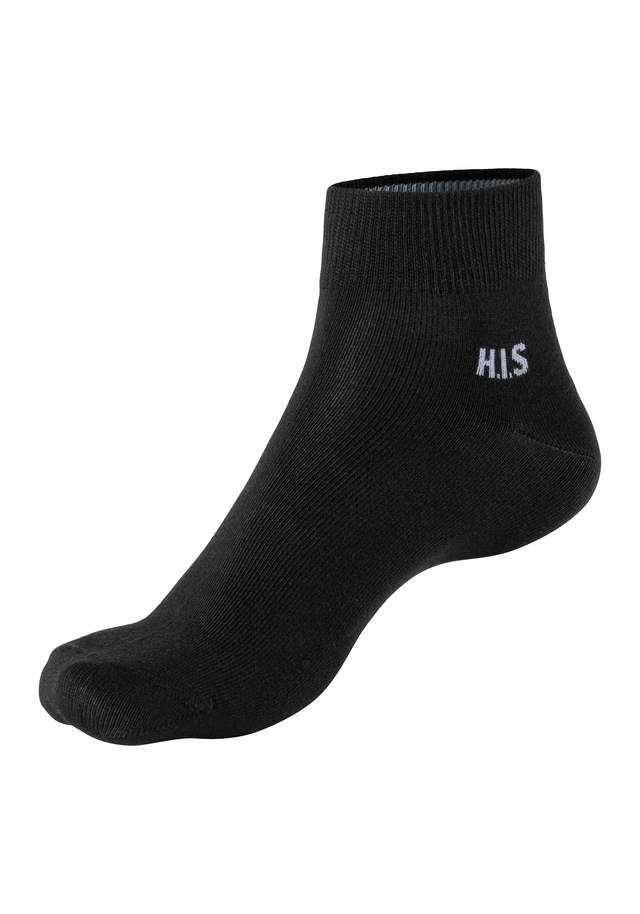H.I.S Kurzsocken Packung, 10 Stk. tlg. mit farbigem Innenbund