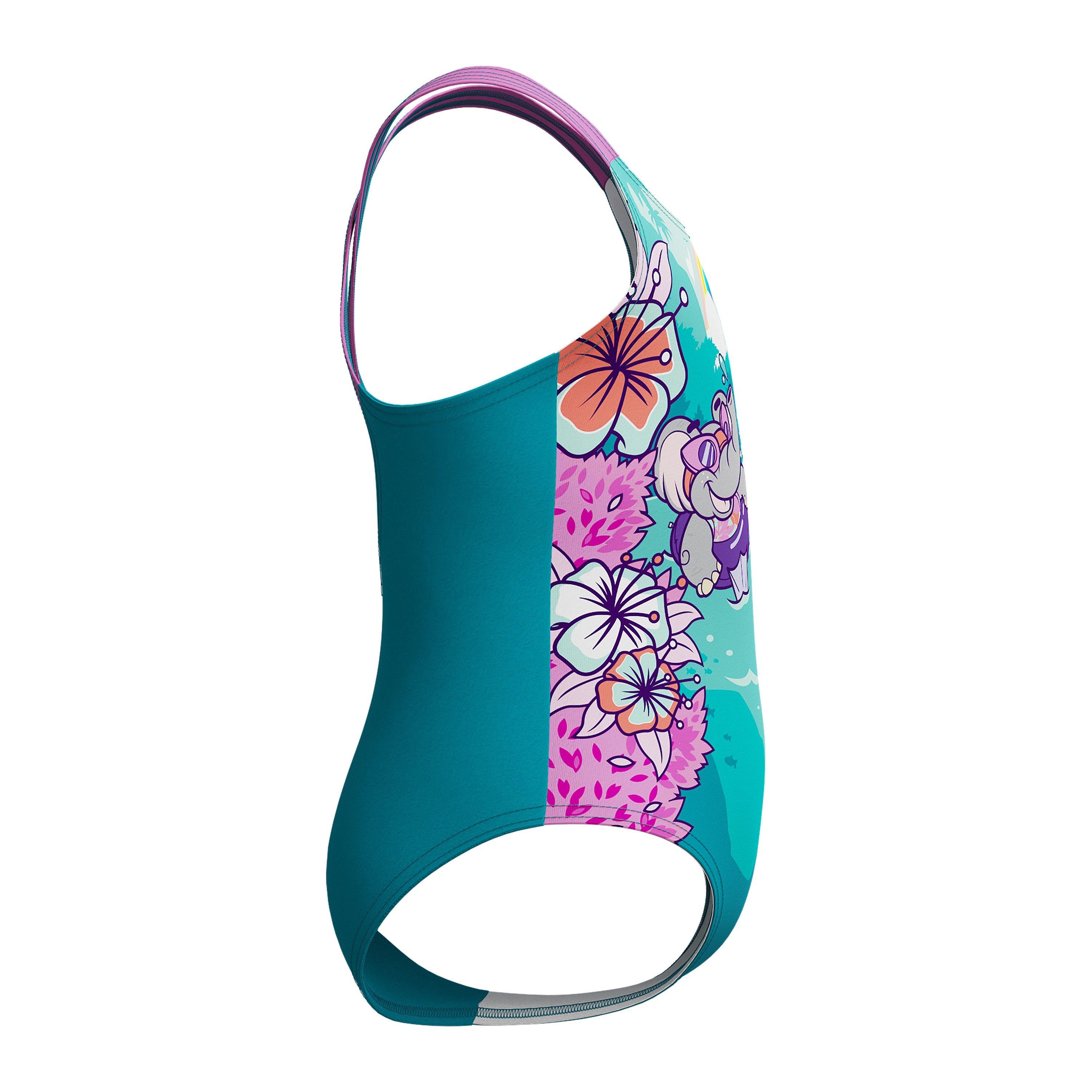 Speedo Girls Learn to Swim Printed Crossback