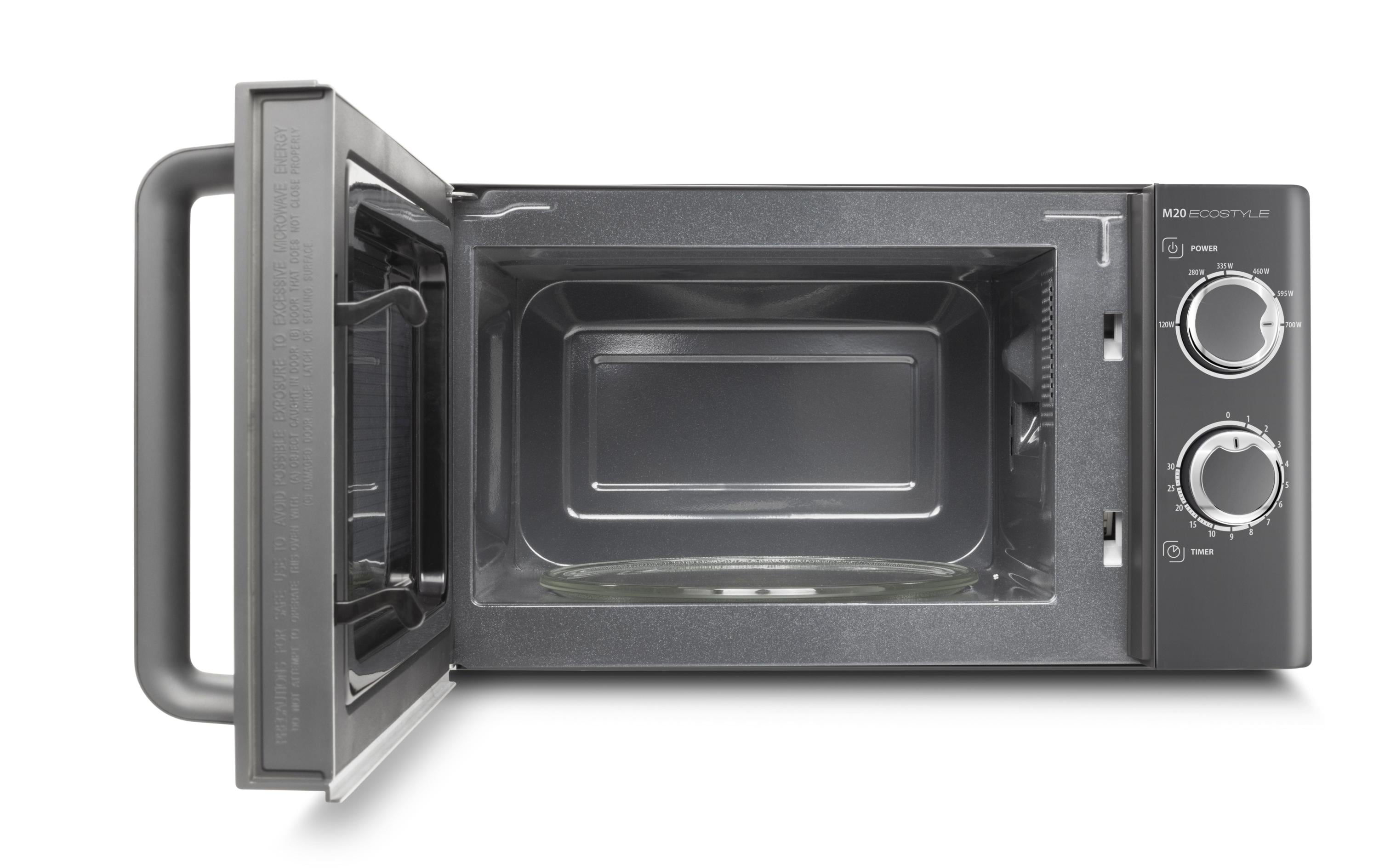Mikrowelle M20 Ecostyle Grau/Schwarz<br>Mikrowelle Solo - 700 Watt