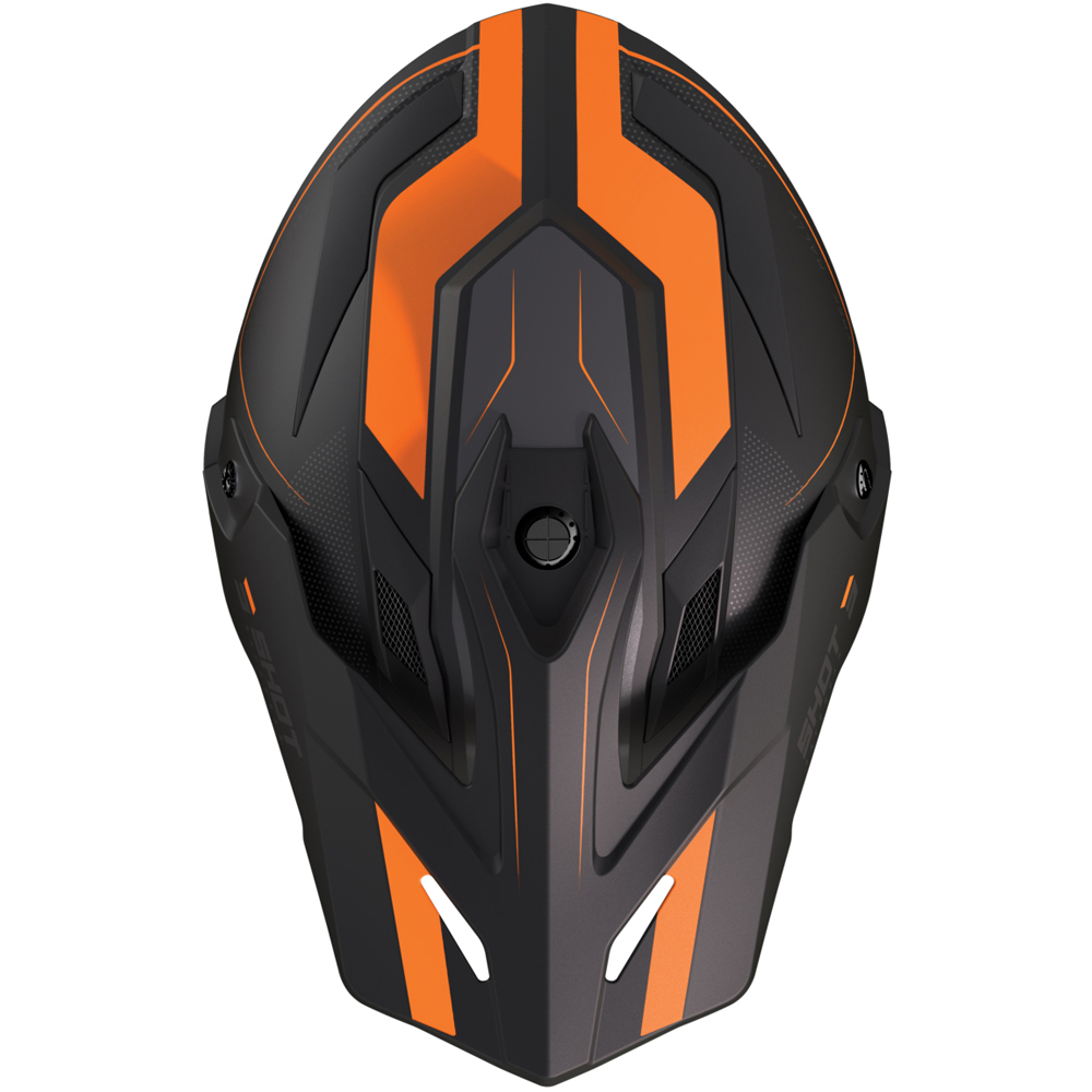 Shot - Casque Trek Rally Noir Mat / Orange