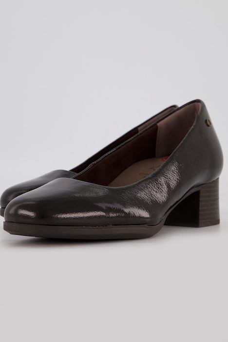 Tamaris Leder-Pumps, Wechselfußbett, Textilfutter