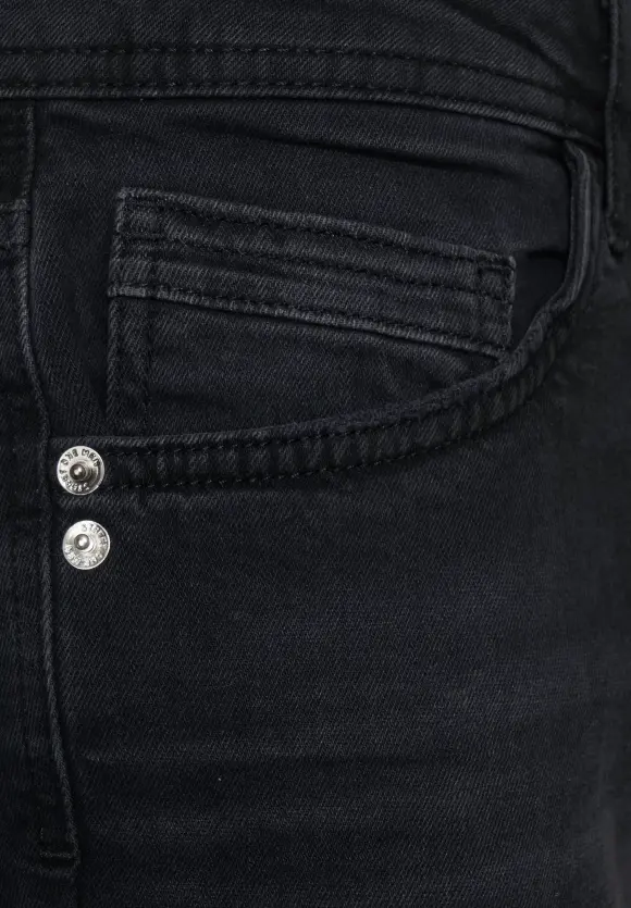 Slim Fit Jeans - basic black wash