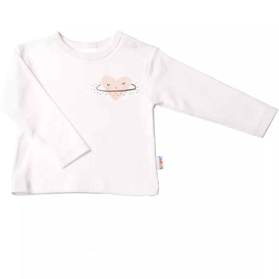 Liliput Langarmshirt Herz ecru