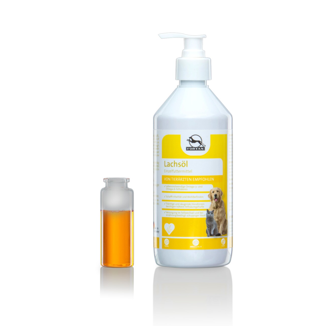 Fortan Lachsöl BARF Zusatz 500 ml