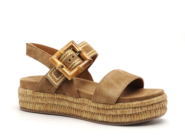 Alpe nu pieds talons femme 5182 marron