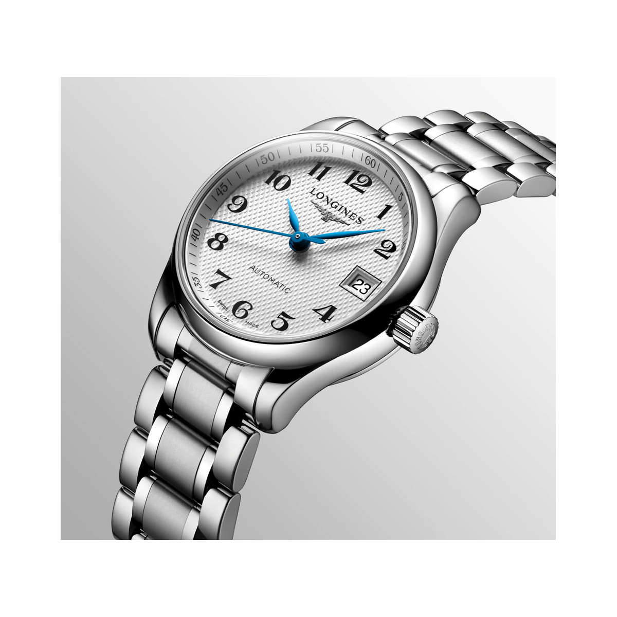 Montre Longines femme acier bracelet acier