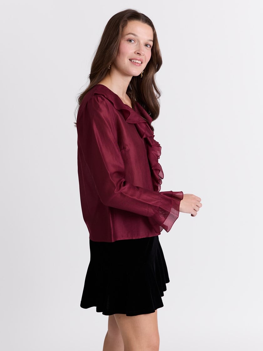 Mya bluse Burgundy