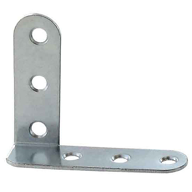 Equerre de chassis coudée droite Diall acier zingué 40 mm