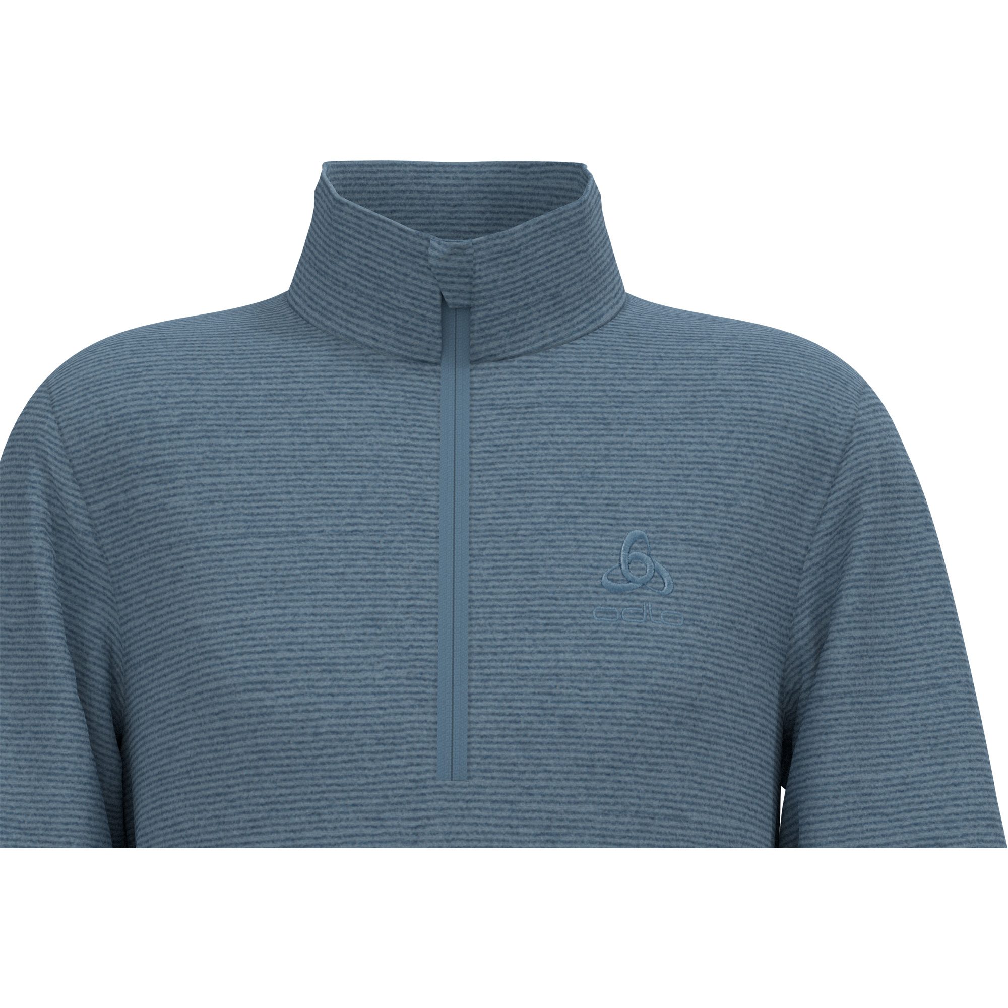 Odlo Roy Stripe 1/2 Zip Midlayer Kinder provincial blue