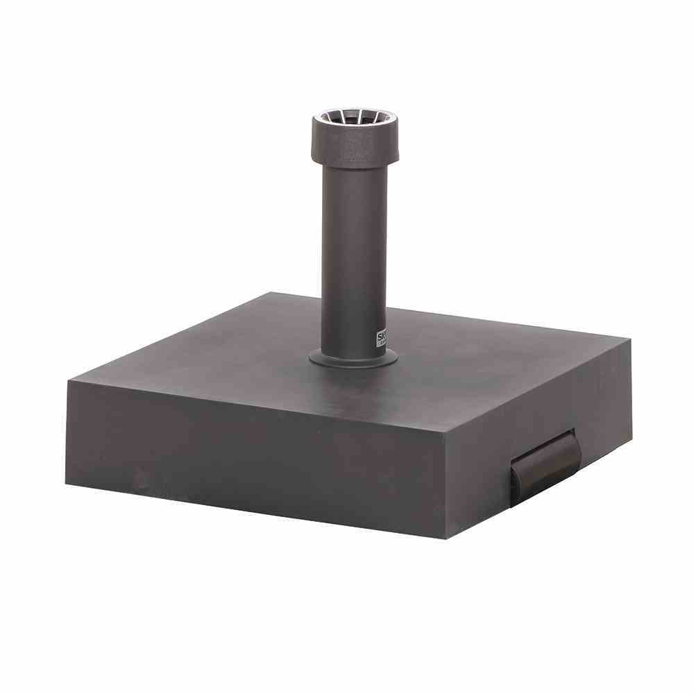 Betonständer - anthrazit - eckig - 37 kg