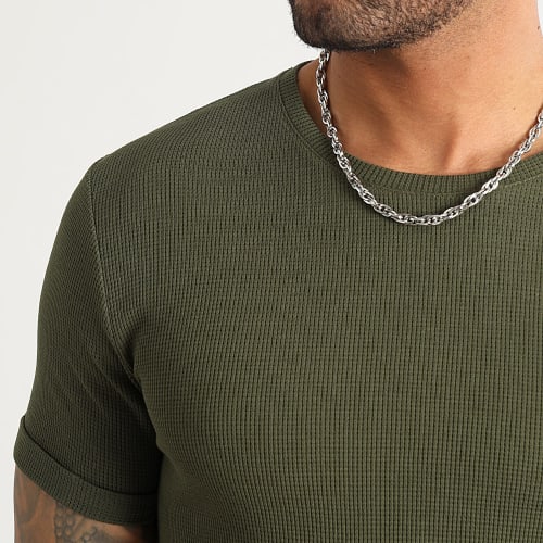 Tee Shirt Oversize 3041 Vert Kaki