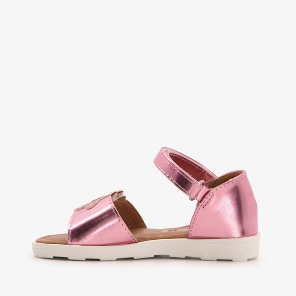 Blue Box meisjes sandalen roze metallic