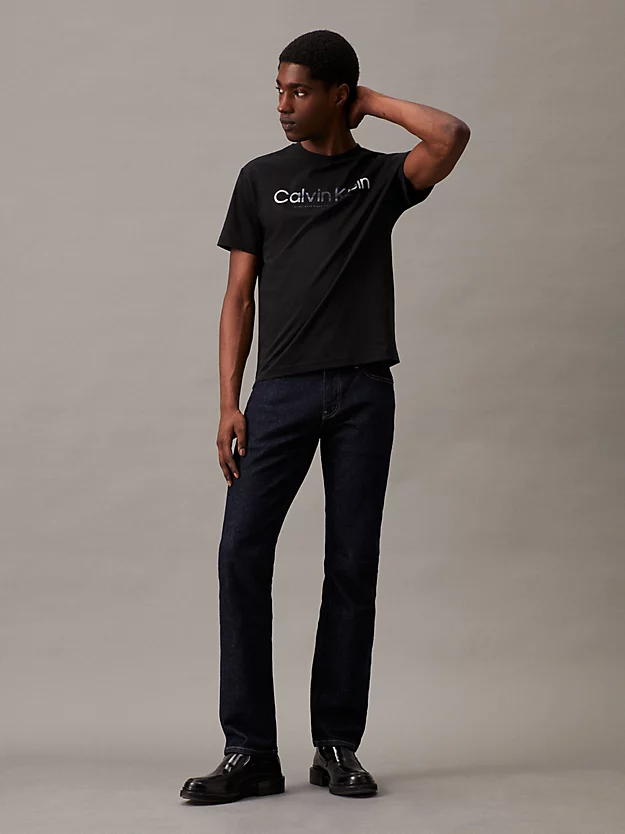 Camiseta de algodão com logotipo