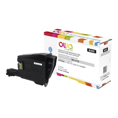Cartouche laser compatible Kyocera TK-1115 - noir - Owa K15976OW