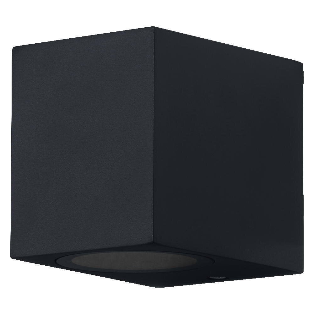 Endura Classic wandlamp in zwart GU10 IP44