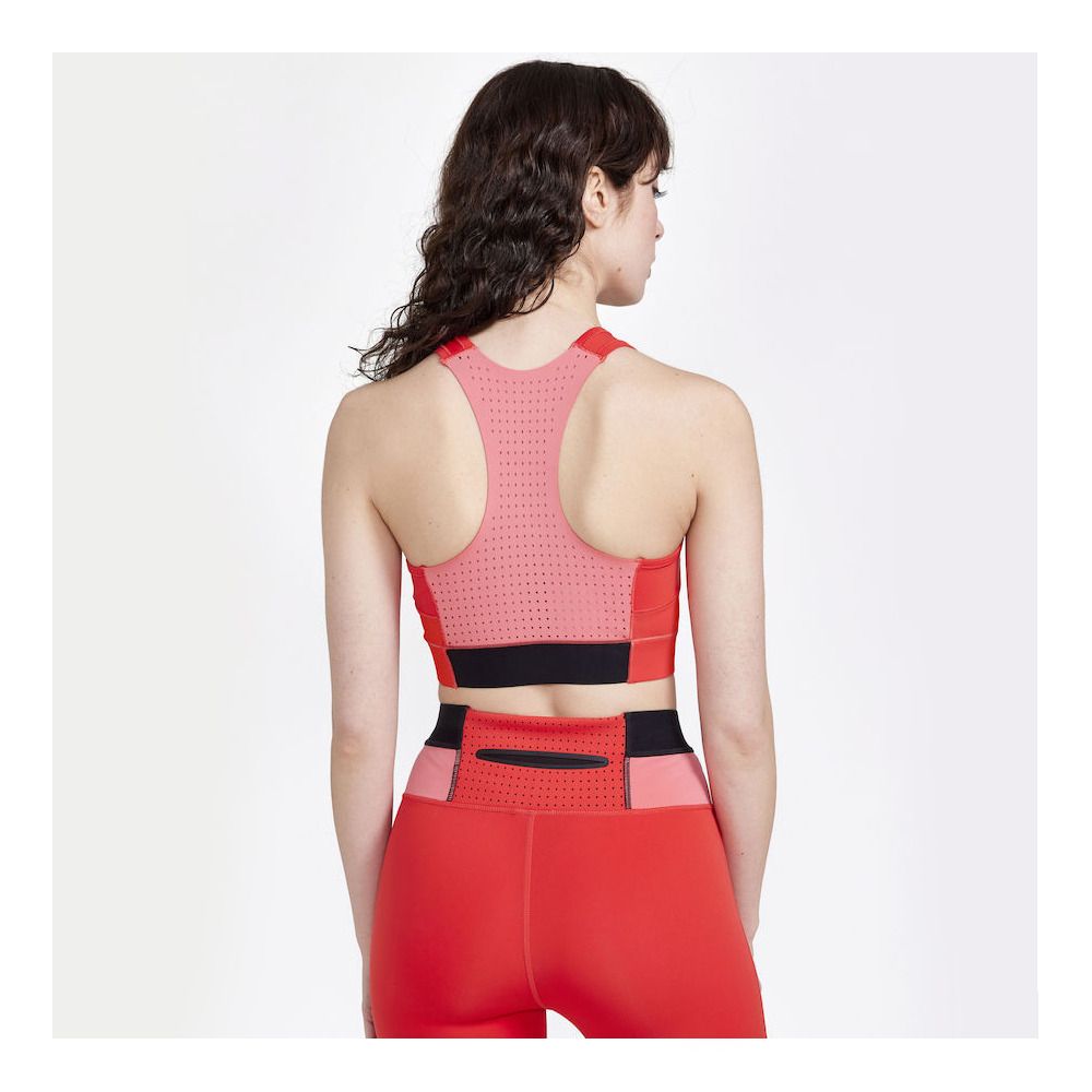 Craft PRO HIT BLOCKED SPORT - Brassière Femme reddish/lavender