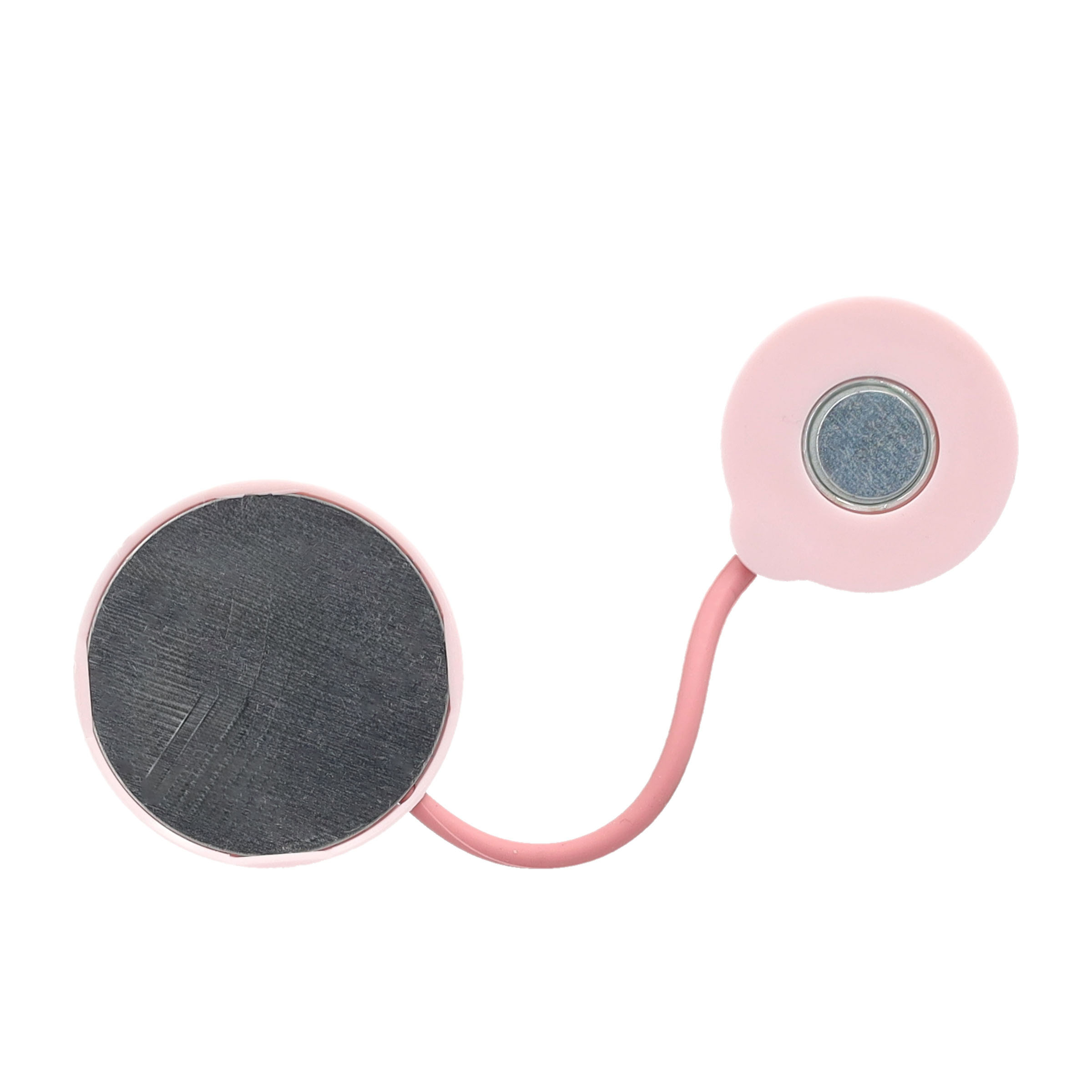 (2er Set) Ø4cm Magnetischer Müllbeutel Halter Müllsack Clip Befestigungs Klammer - Rosa