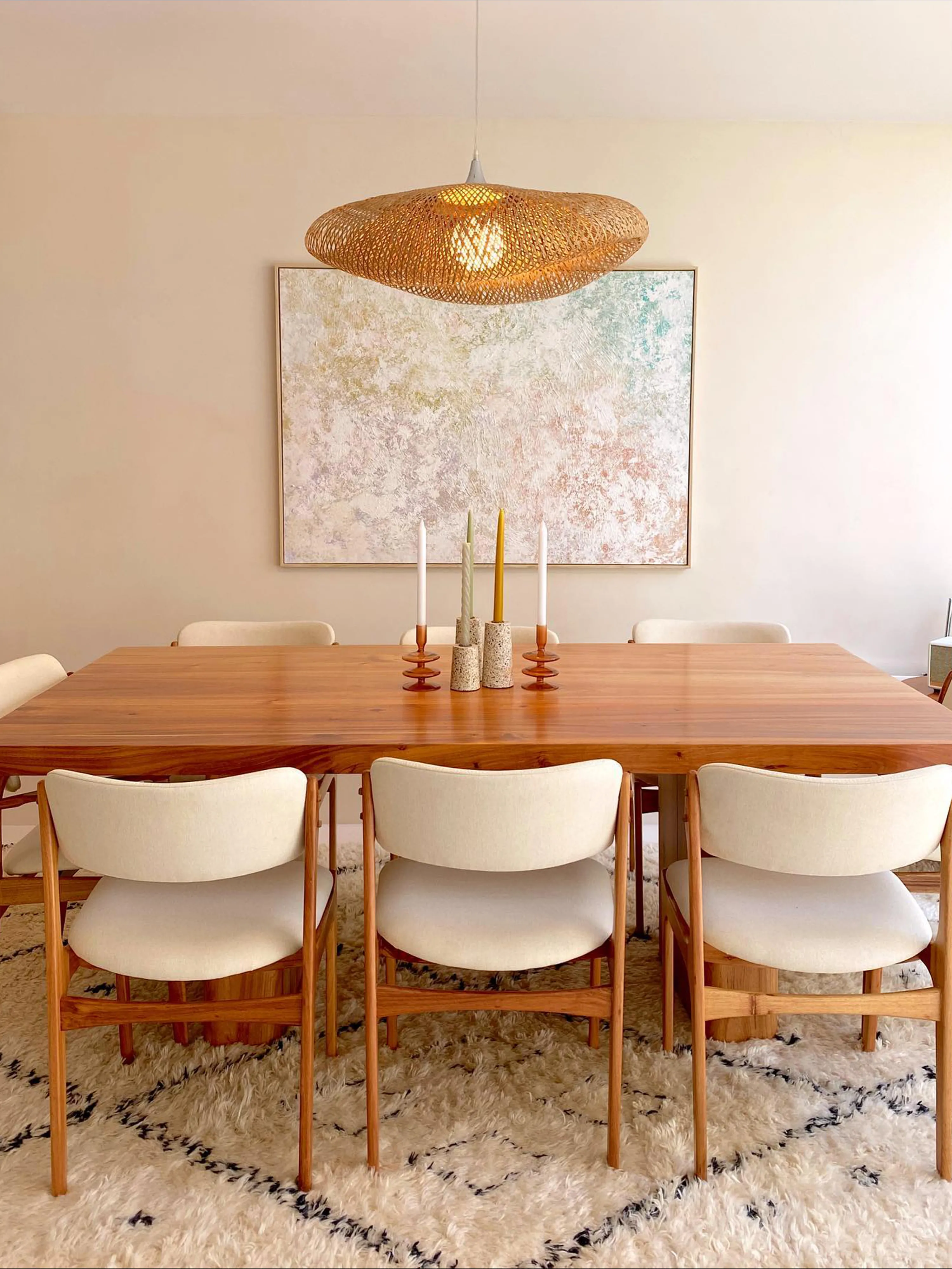 Hanglamp BOYNE Bamboehout Lichtbruin