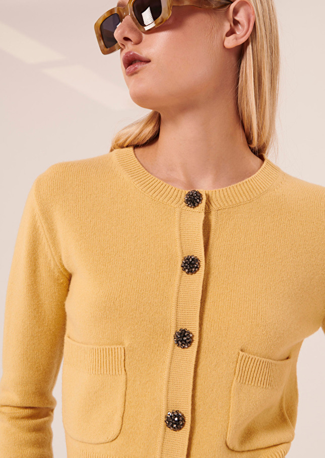 Gilet Gyslainjaune en laine