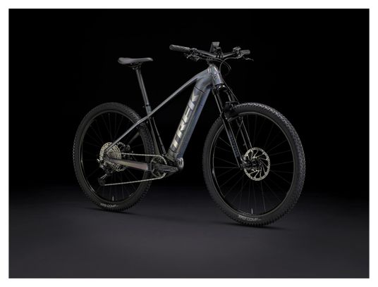VTT Électrique Semi-Rigide Trek Powerfly 5 Shimano Deore/XT 12V 625 Wh 27.5'' Gris Prismatique / Noir Gén 4