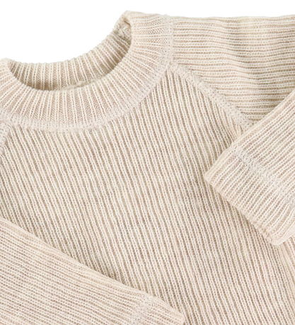 Joha Bluse - Strik - Uld - Creme