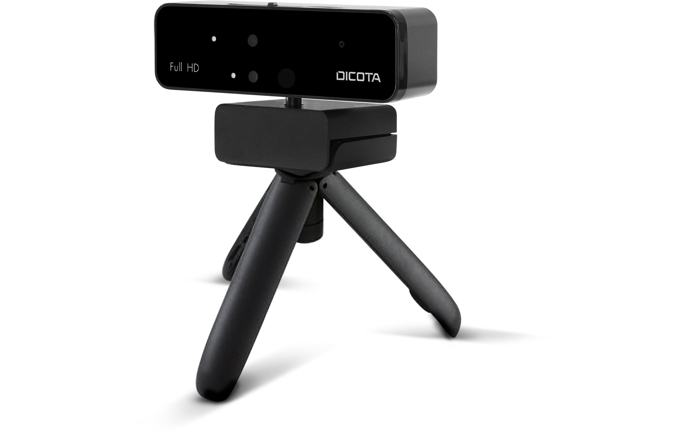 Webcam PRO Face RecognitionFull HD Webcam mit integrierten optischen und Infrarot-Sensoren Windows Hello