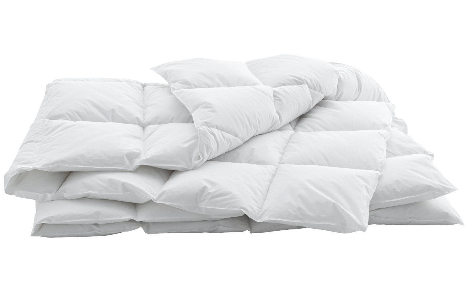 Duvet Bellatola Medium Karo-Duvet, 200 x 210 cm<br>Daunenduvet