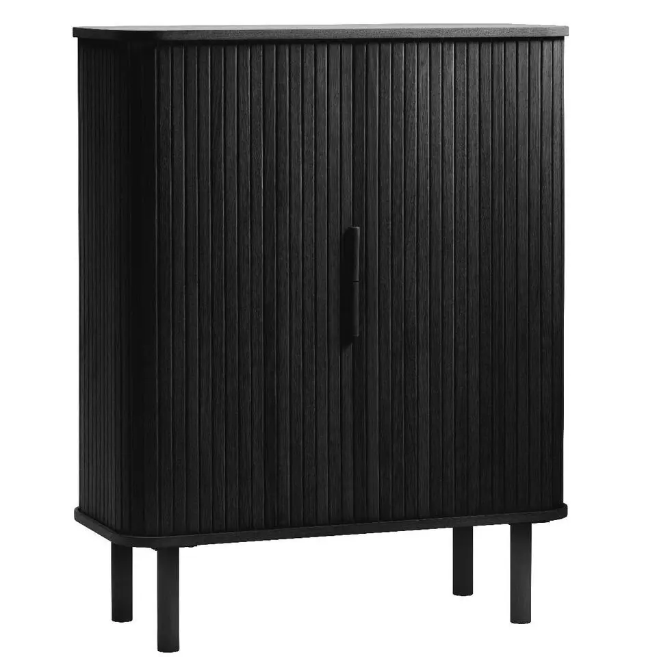 Nordic Home - Ingo eiken kabinet - 90 cm - zwart