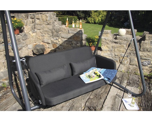 Acamp veranda schommel 142 x 190 x 177 cm antraciet